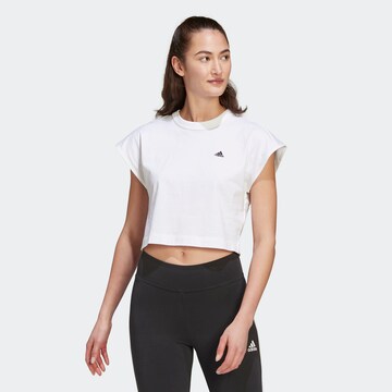 ADIDAS SPORTSWEAR Funkční tričko – bílá: přední strana