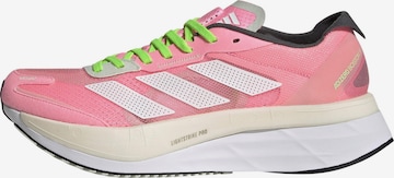 ADIDAS PERFORMANCE Running Shoes 'ADIZERO BOSTON 11' in Pink: front