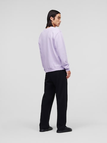 Karl Lagerfeld Sweatshirt ' Ikonik 2.0 Mini ' i lilla