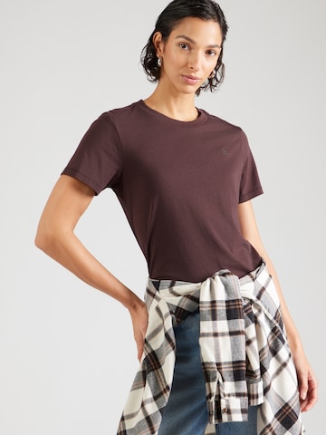 G-STAR Μπλουζάκι 'Nifous' σε καφέ: μπροστά