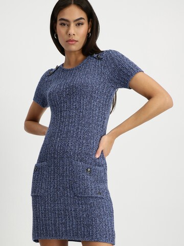 Robe monari en bleu : devant