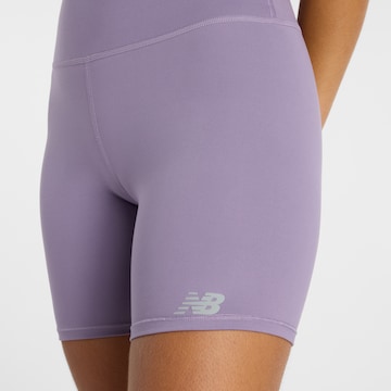 new balance Skinny Workout Pants in Purple