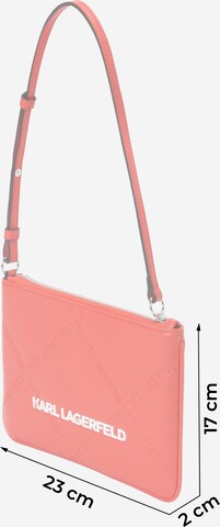 Karl Lagerfeld - Bolso de hombro en rojo