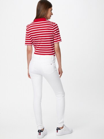 TOMMY HILFIGER Skinny Jeansy w kolorze biały