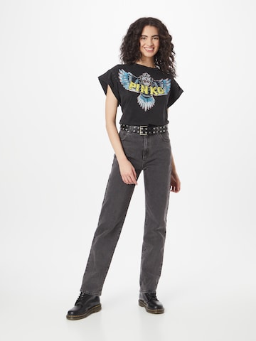 Abrand Regular Jeans 'JANET' in Schwarz