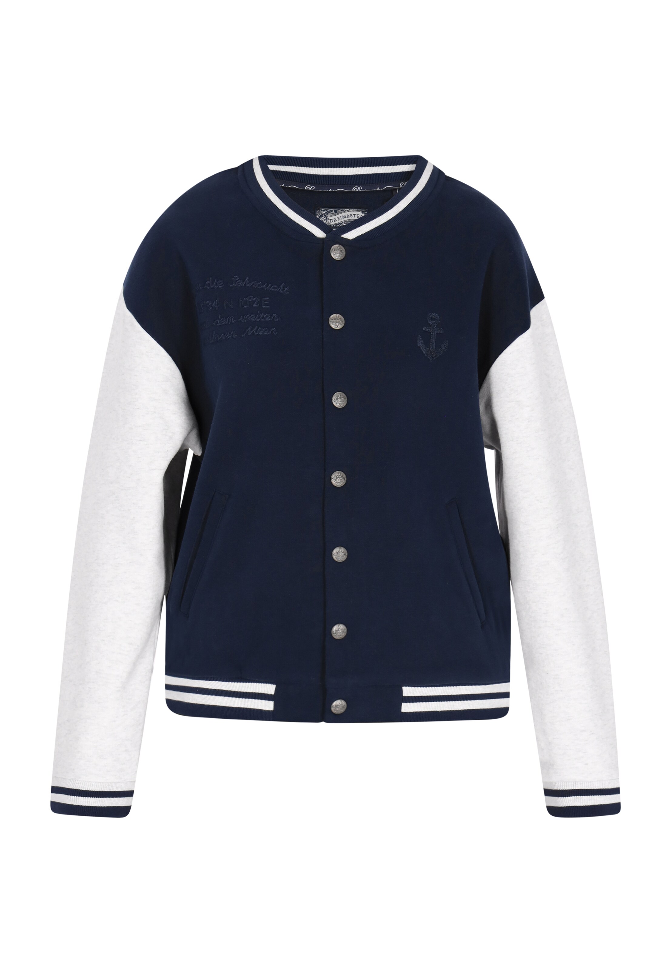 DreiMaster Vintage Jacke 'Vintage' in Blau: Vorderseite