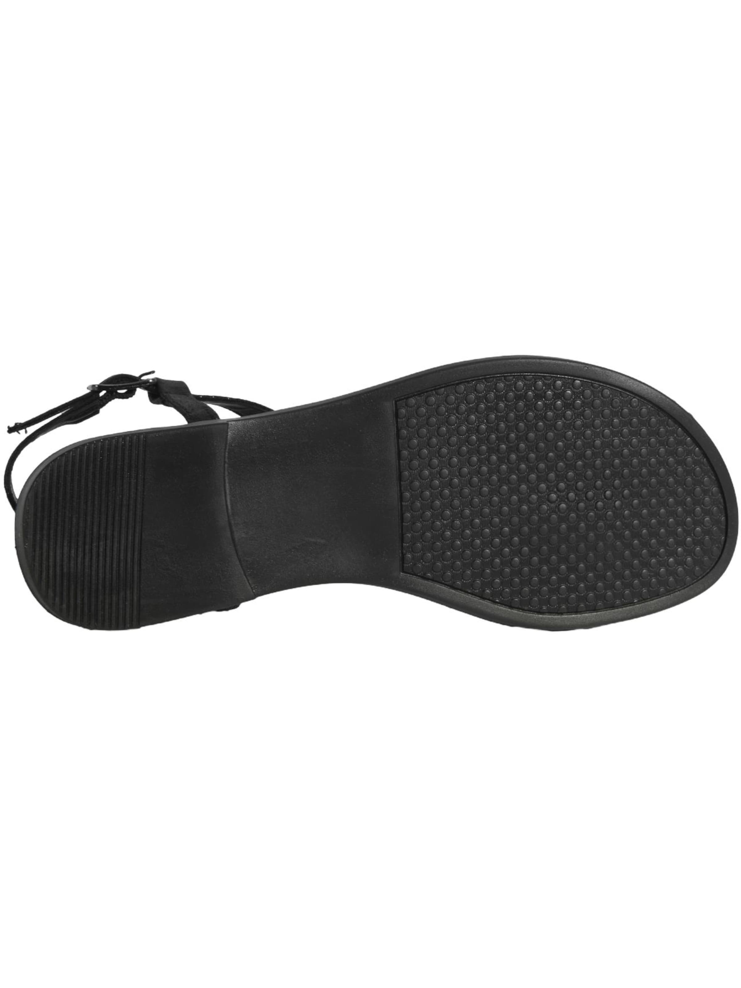 Desa Teenslipper 'Sandalen' in Zwart