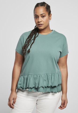 Urban Classics Shirt in Groen: voorkant