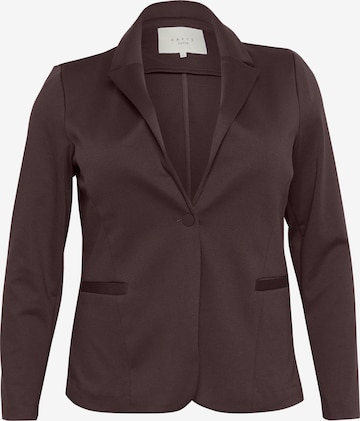 KAFFE CURVE Blazer 'Jenna' i brun: forside