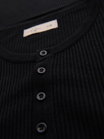 Ombre Shirt in Zwart