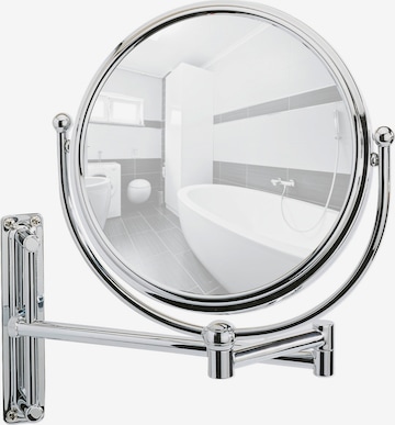Wenko Cosmetic Mirror 'Deluxe' in Silver: front