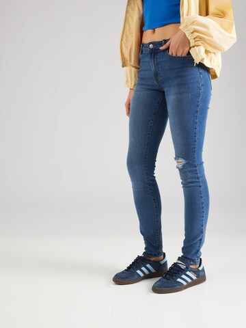 VERO MODA Skinny Jeans 'JUNE' i blå: forside