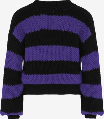 Libbi Knit Cardigan in Purple