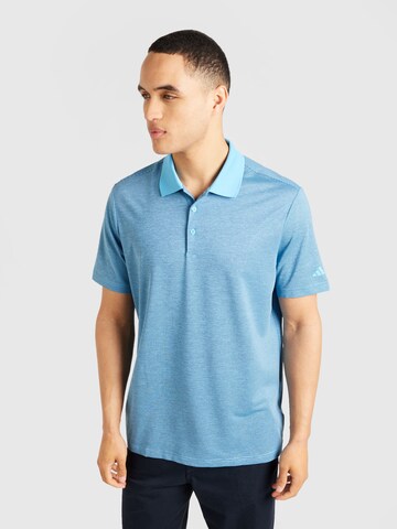 ADIDAS GOLF Performance Shirt in Blue: front