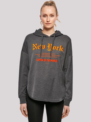 Sweat-shirt 'New York' F4NT4STIC en gris : devant