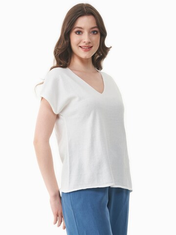 Organication Pullover in Weiß