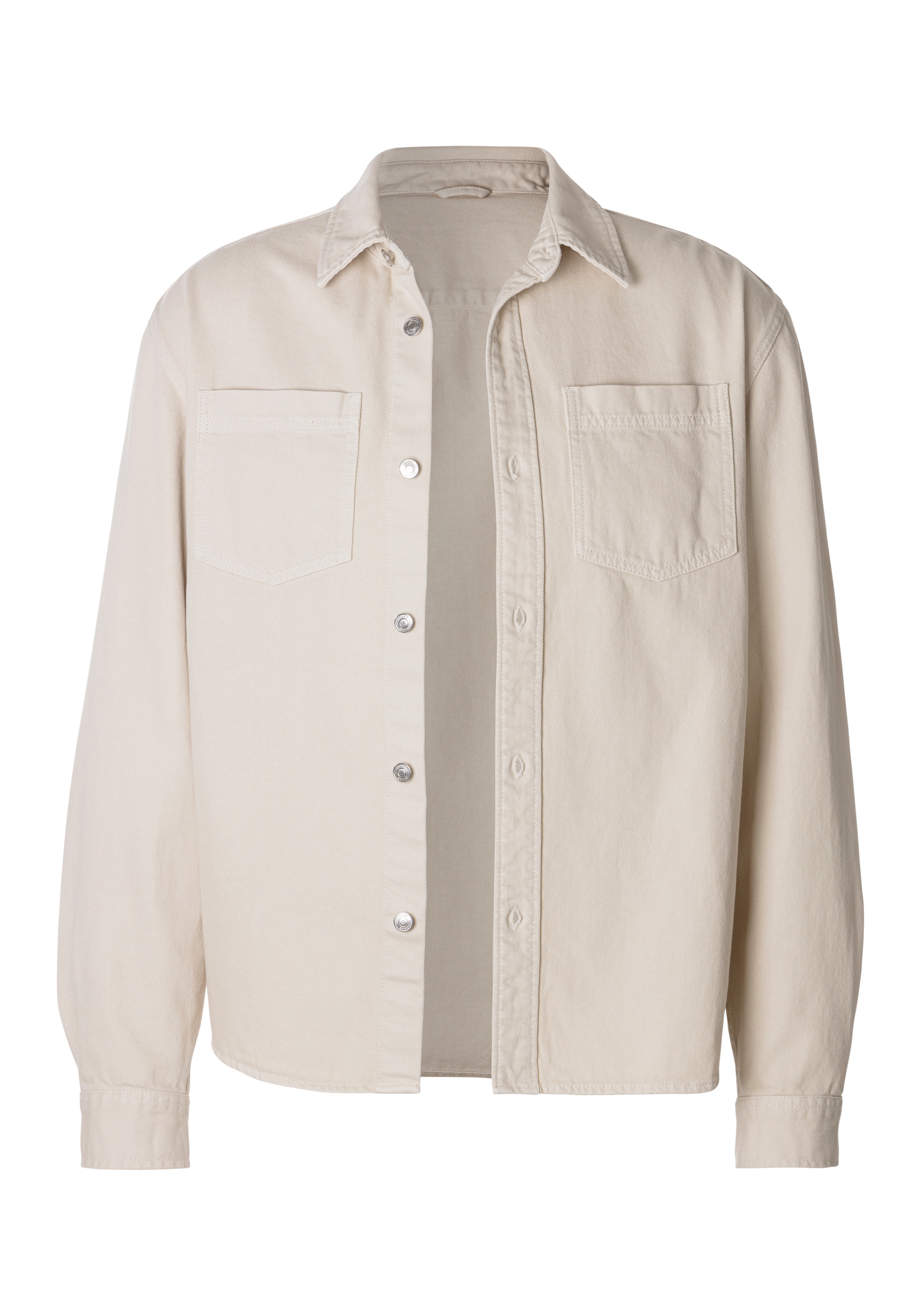 Coupe regular Chemise JOHN DEVIN en beige : devant