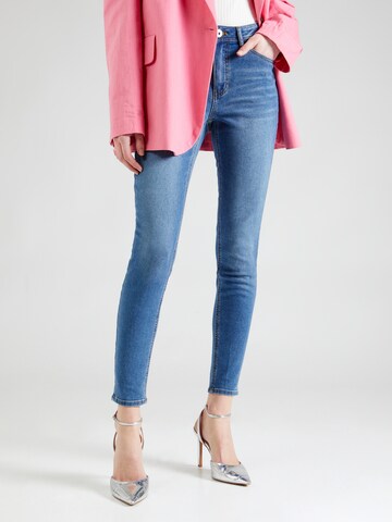 Skinny Jean TAIFUN en bleu : devant