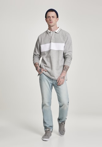 Urban Classics Poloshirt in Grau