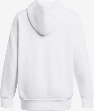 UNDER ARMOUR Sportsweatshirt 'Essential' in Weiß