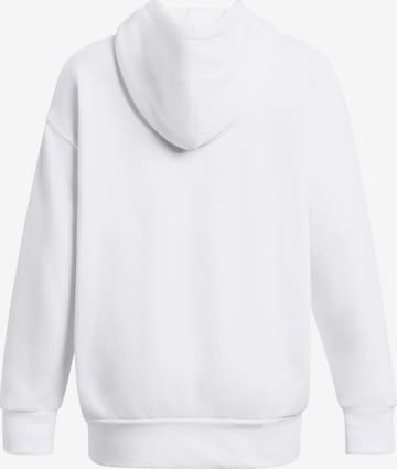 UNDER ARMOUR Sportief sweatshirt 'Essential' in Wit