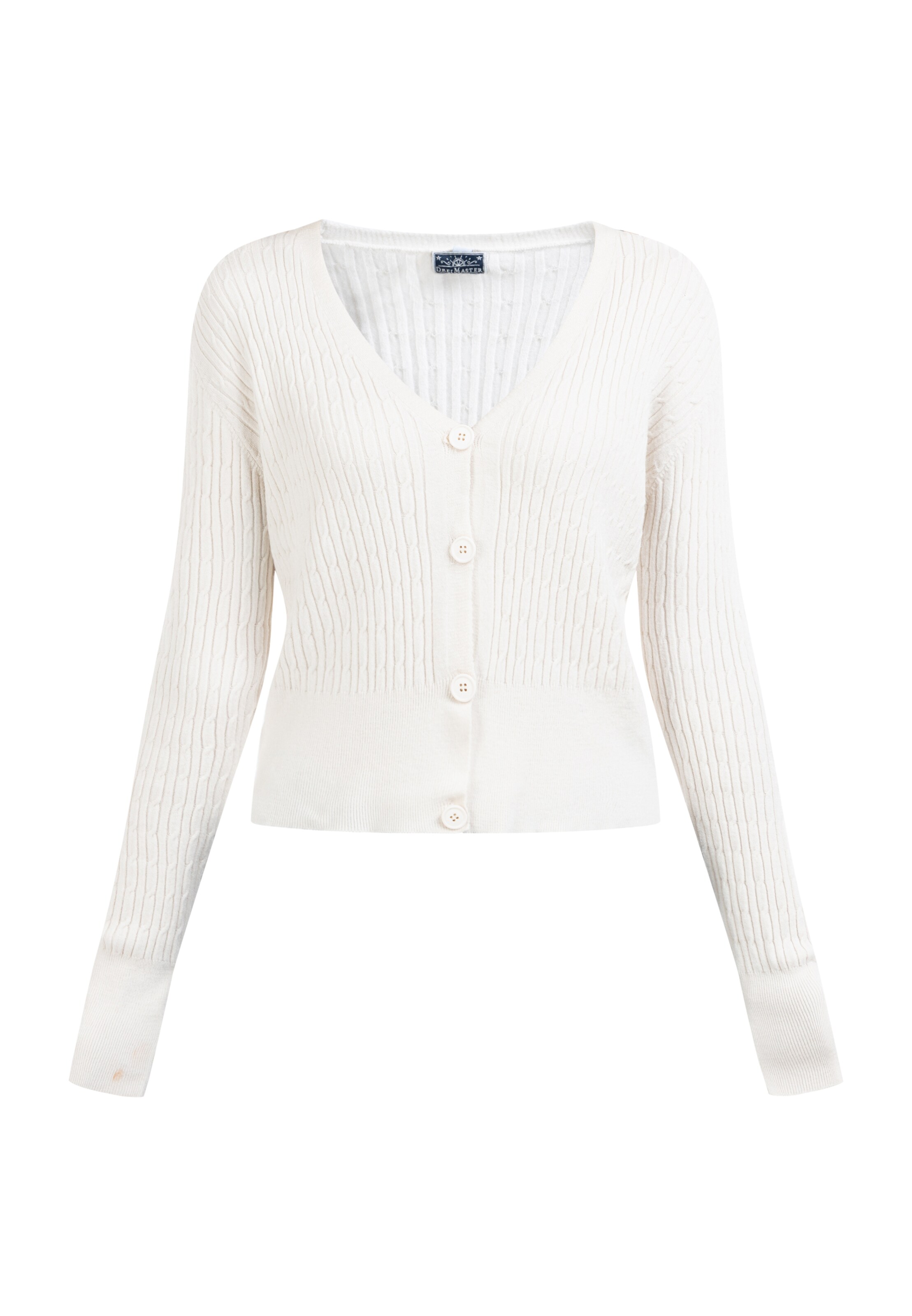 Cardigan DreiMaster Maritim en blanc : devant