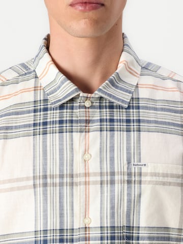 Barbour Regular fit Button Up Shirt 'Berryfell' in White
