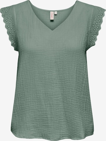 ONLY - Blusa 'THYRA' en verde: frente