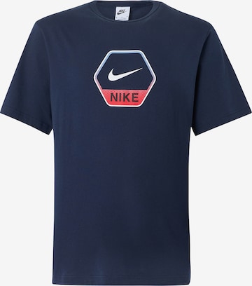 Nike Sportswear T-shirt i blå: framsida