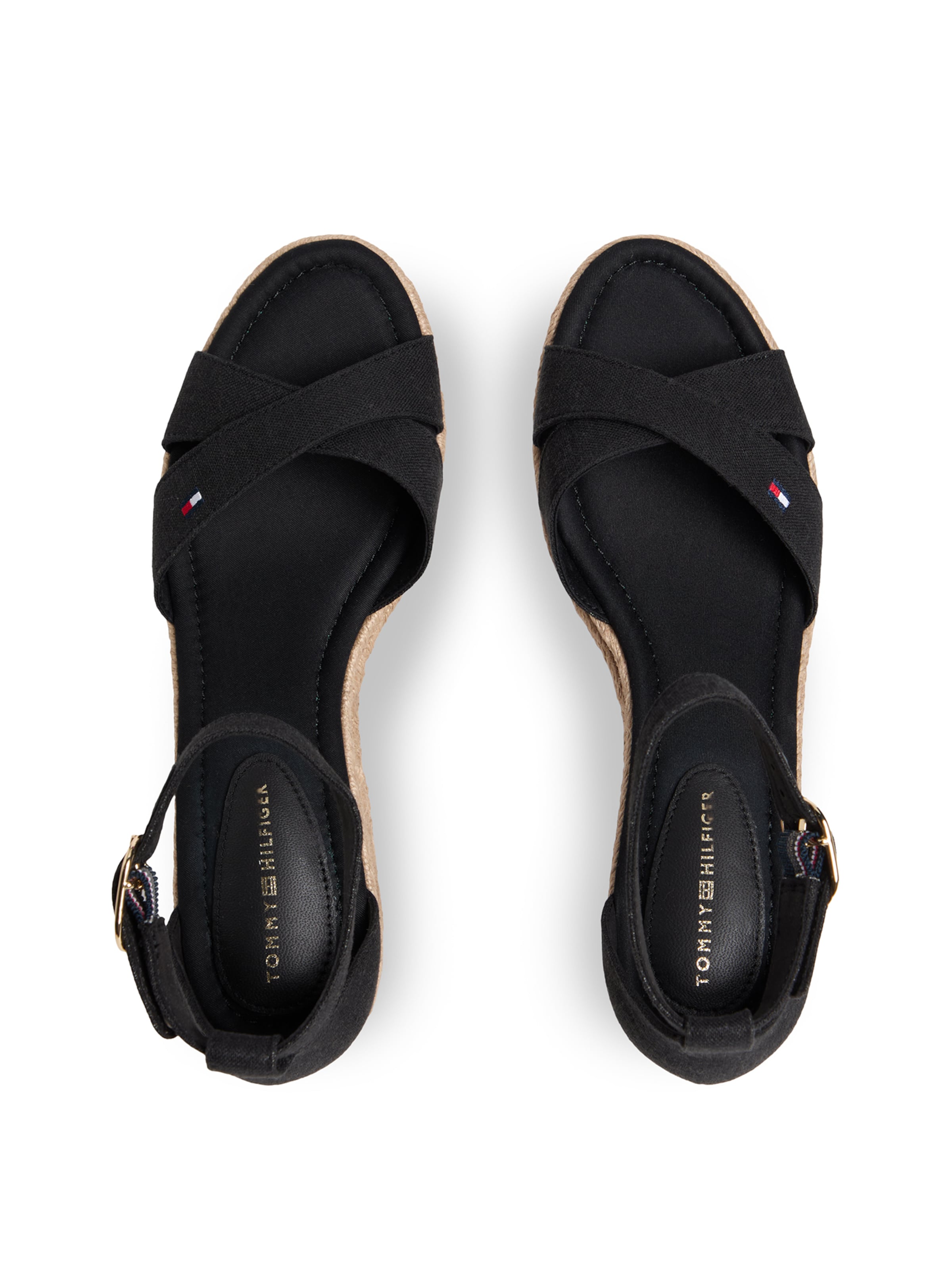 TOMMY HILFIGER Sandale in Schwarz