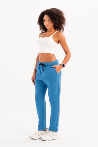 Justever Regular Sporthose in Blau