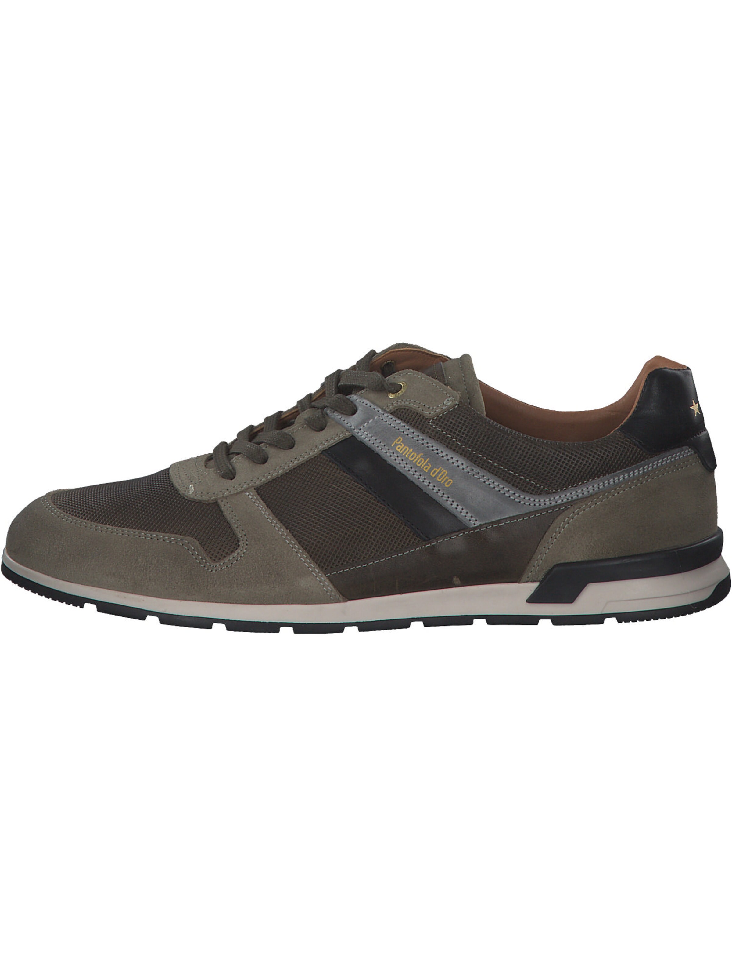 PANTOFOLA D'ORO Platform trainers 'Taranto' in Brown