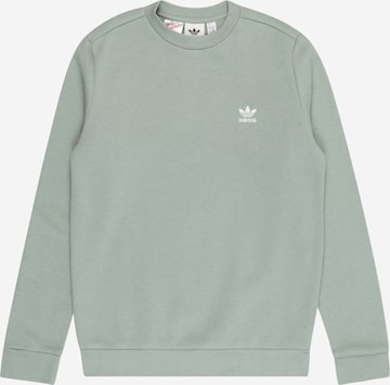 Bluză de molton 'Adicolor' de la ADIDAS ORIGINALS pe verde: față