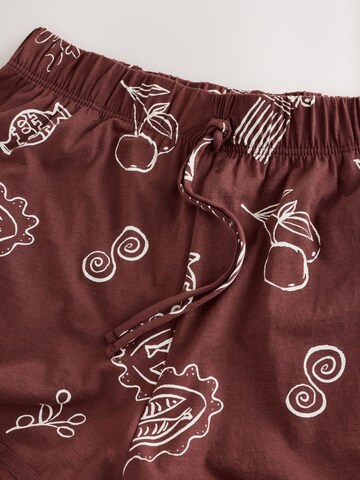 Next Normální Kalhoty – hnědá