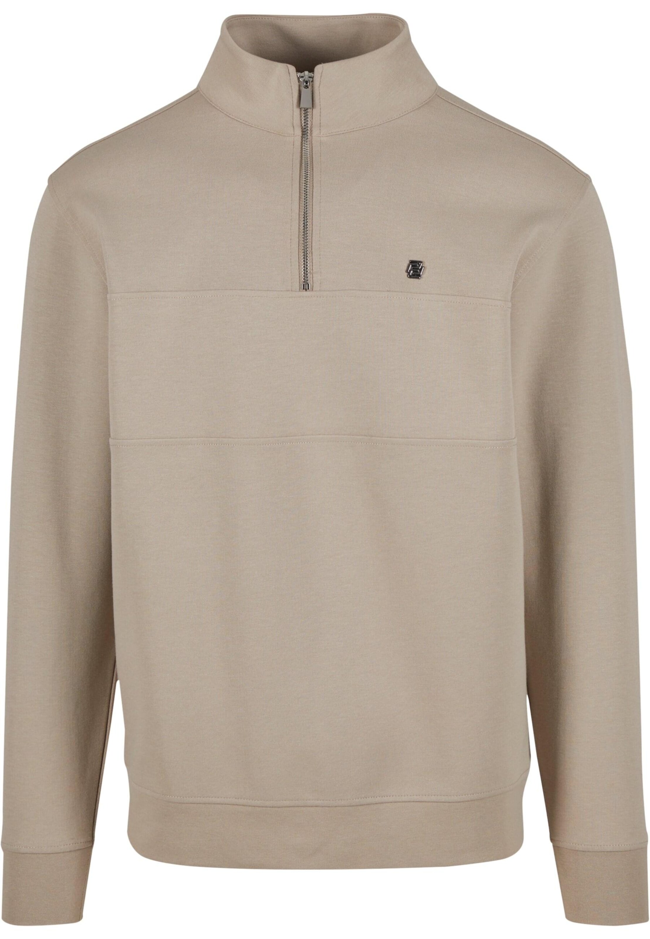 883Police Sweatshirt 'Millom' in Beige: front