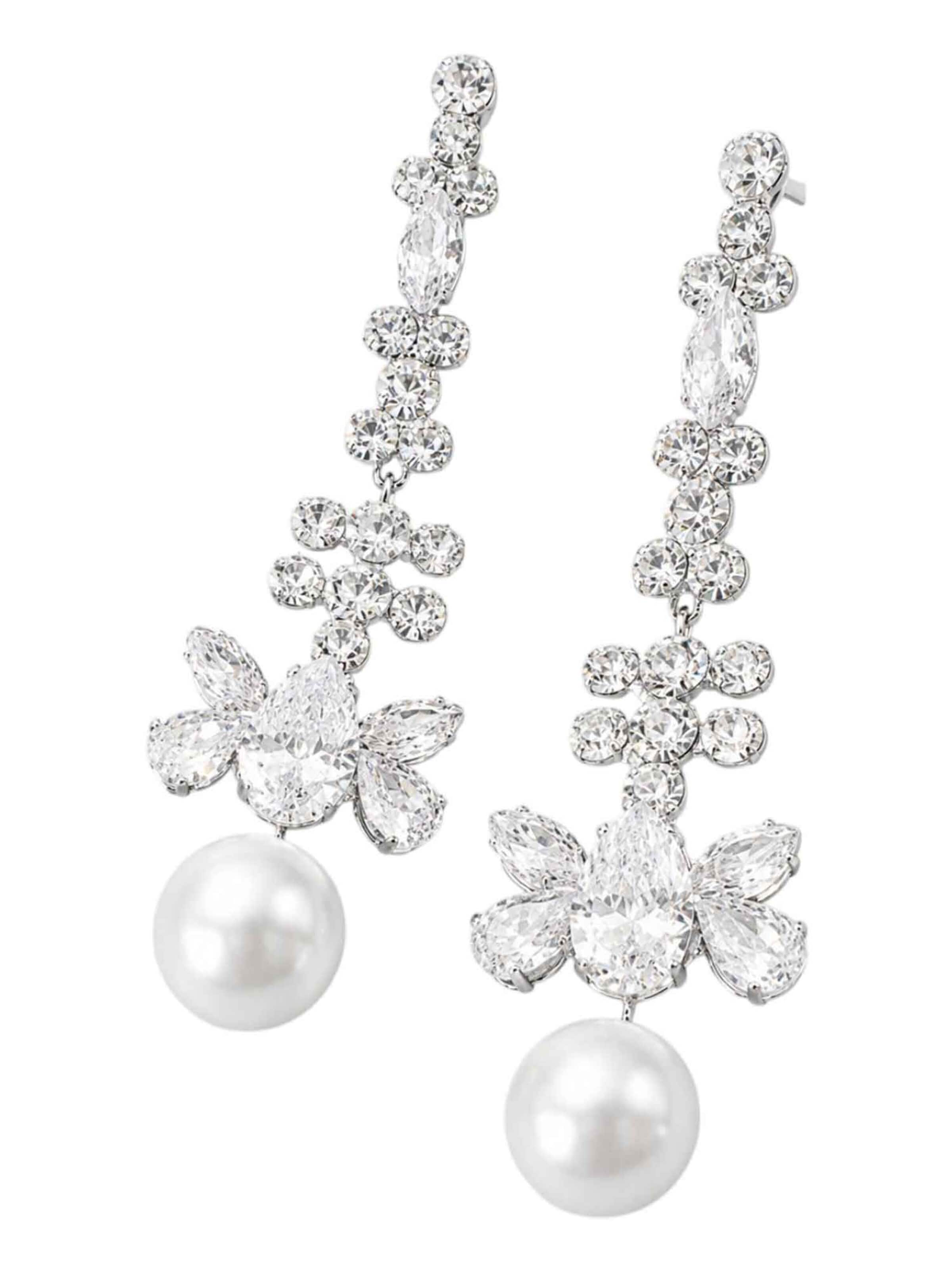 RteRme Earrings 'Roselyn Drop Earrings' in Silver