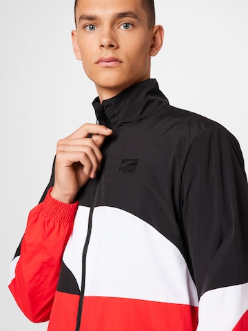 PUMA Athletic Jacket 'Clyde' in Black