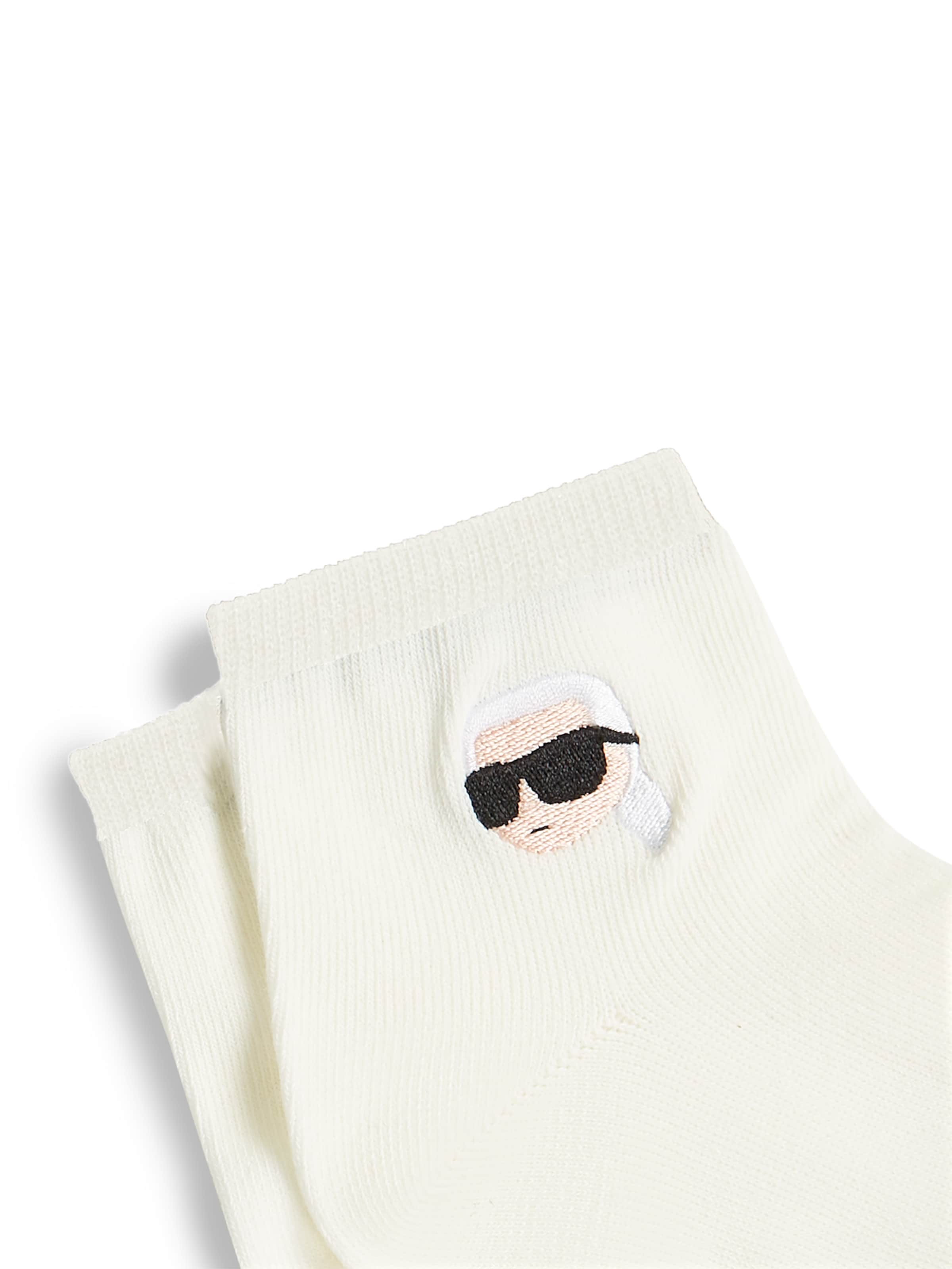 Karl LagerfeldČarape ' Ikon- kurze Socken – 3er-Pack ' - roza boja