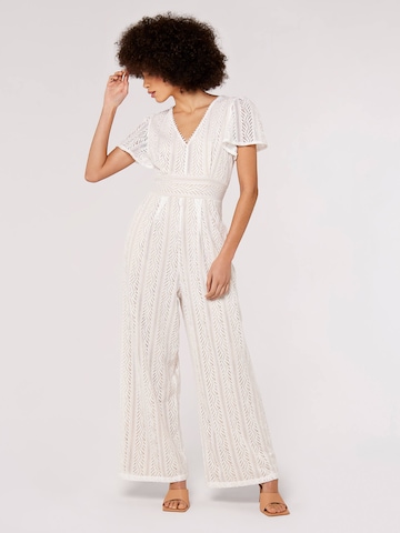 Apricot Jumpsuit in White