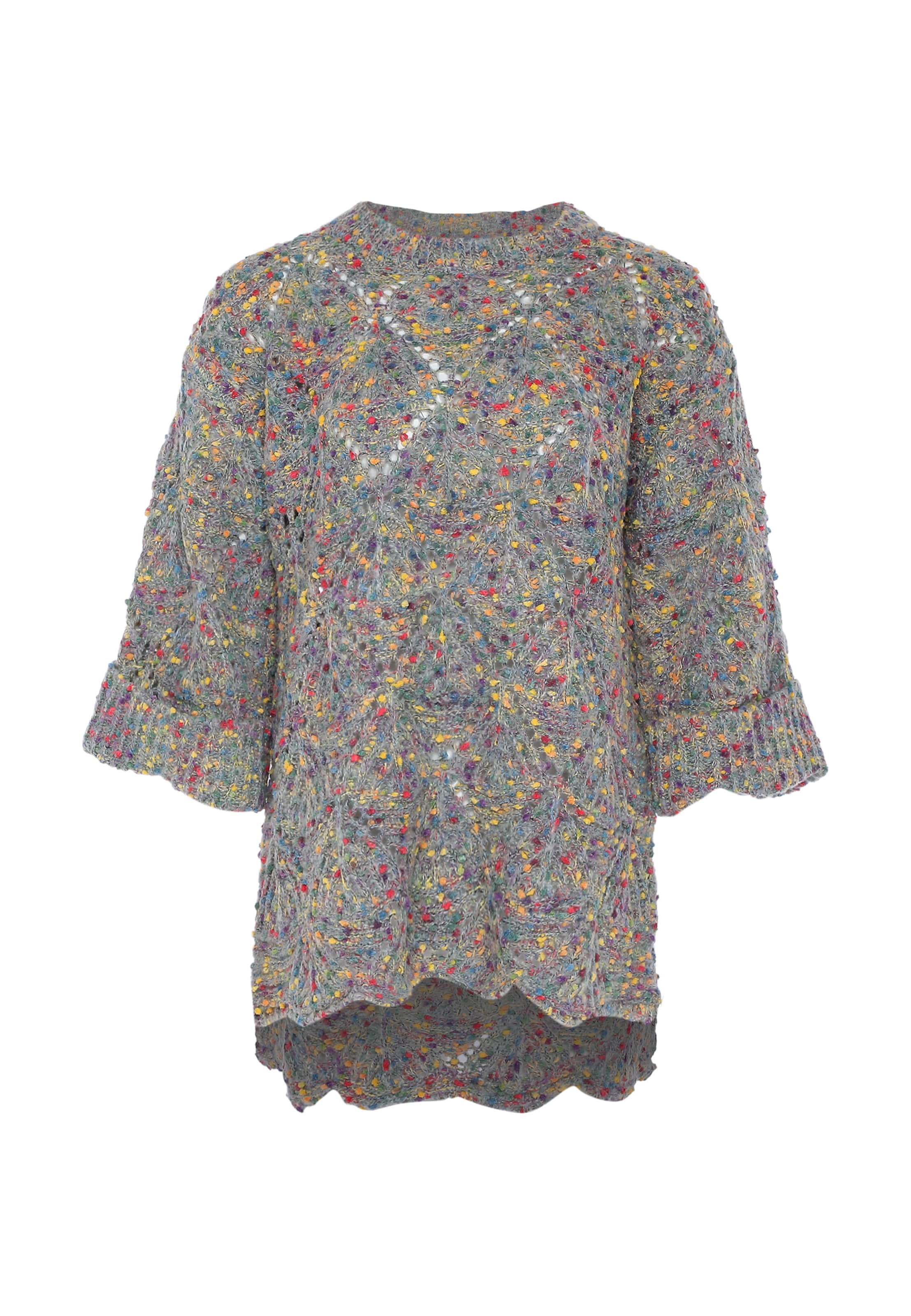 ebeeza Пуловер в сиво: отпред