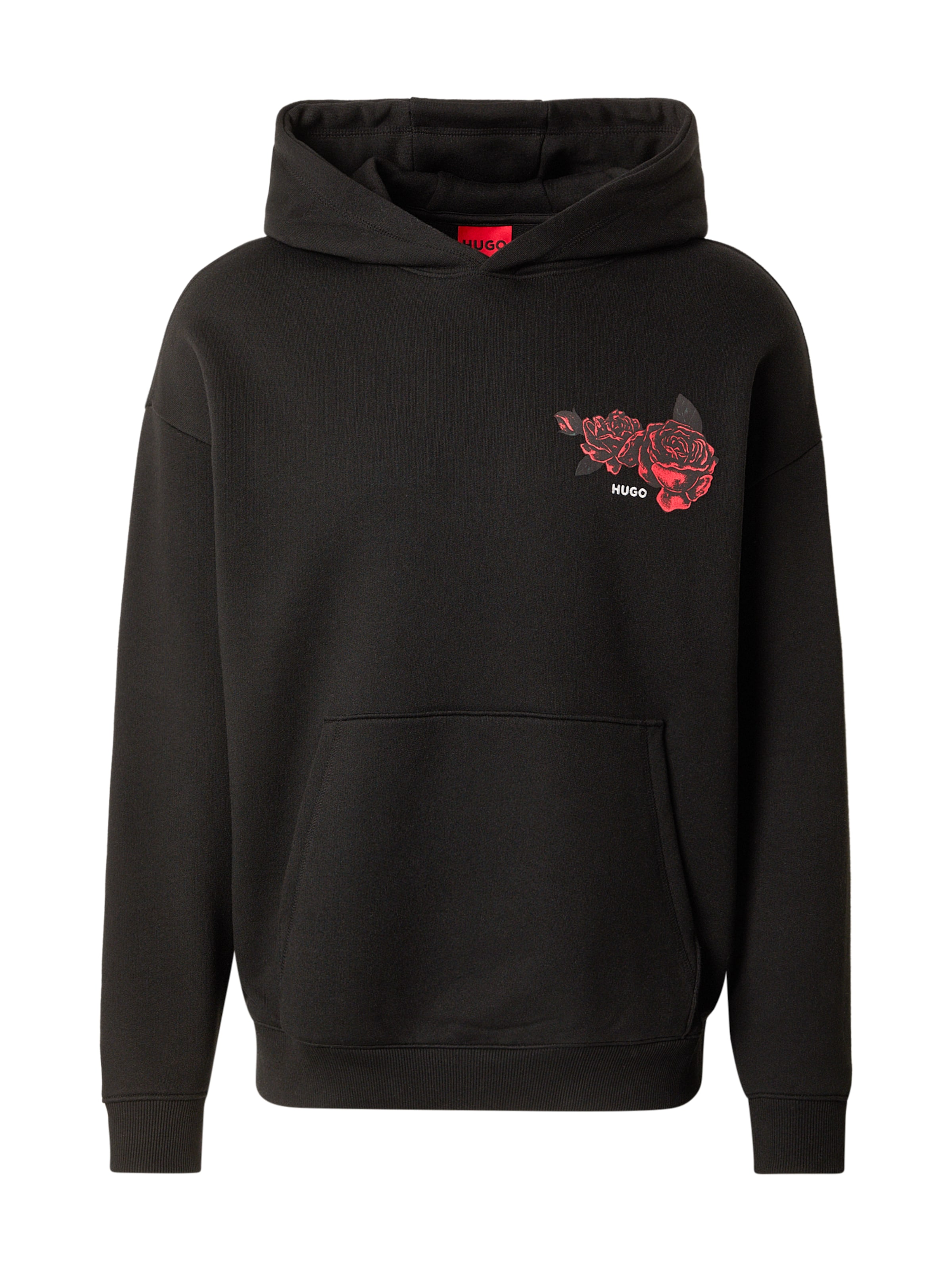 HUGO Bluzka sportowa 'Dagethood' w kolorze czarny: przód