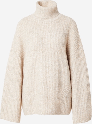 TOPSHOP Sweater in Beige: front