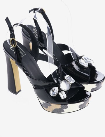 Giancarlo Paoli Sandals & High-Heeled Sandals in 40 in Black: front