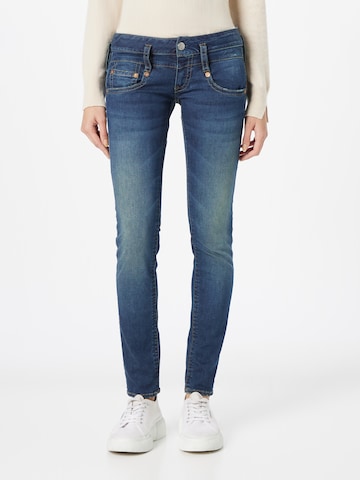 Herrlicher Slim fit Jeans 'Pitch' in Blue: front