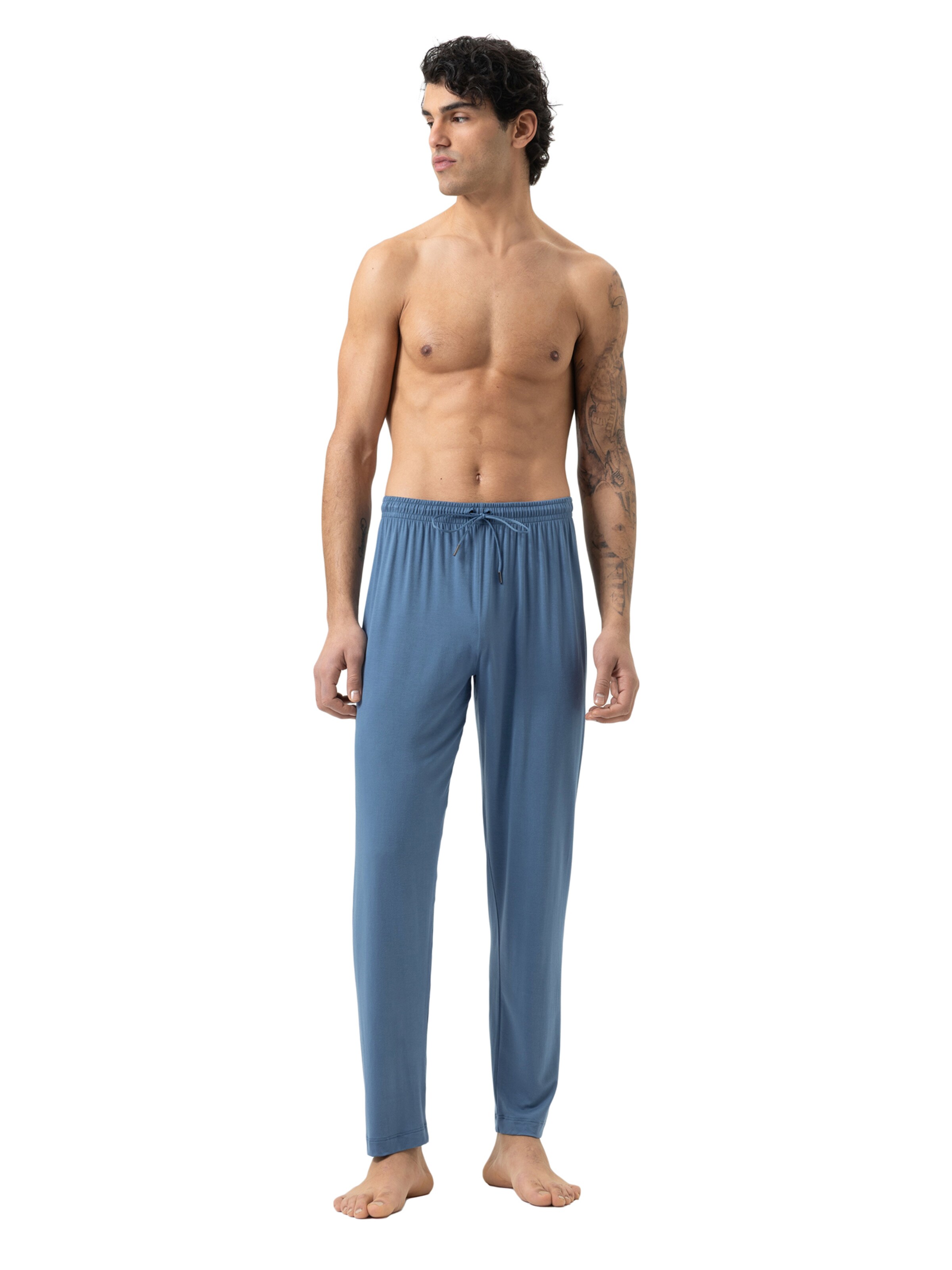Mey Regular Pyjamabroek 'Jefferson' in Blauw
