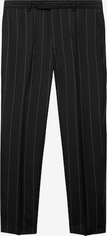 MANGO MAN Slim fit Pants 'Tunis' in Black: front