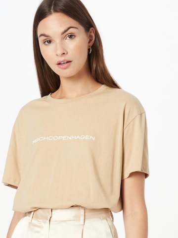 MSCH COPENHAGEN T-Shirt in Beige