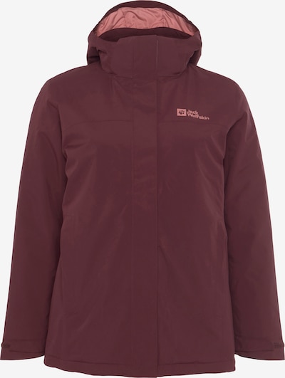 JACK WOLFSKIN Funktionsjacke in pfirsich / bordeaux, Produktansicht
