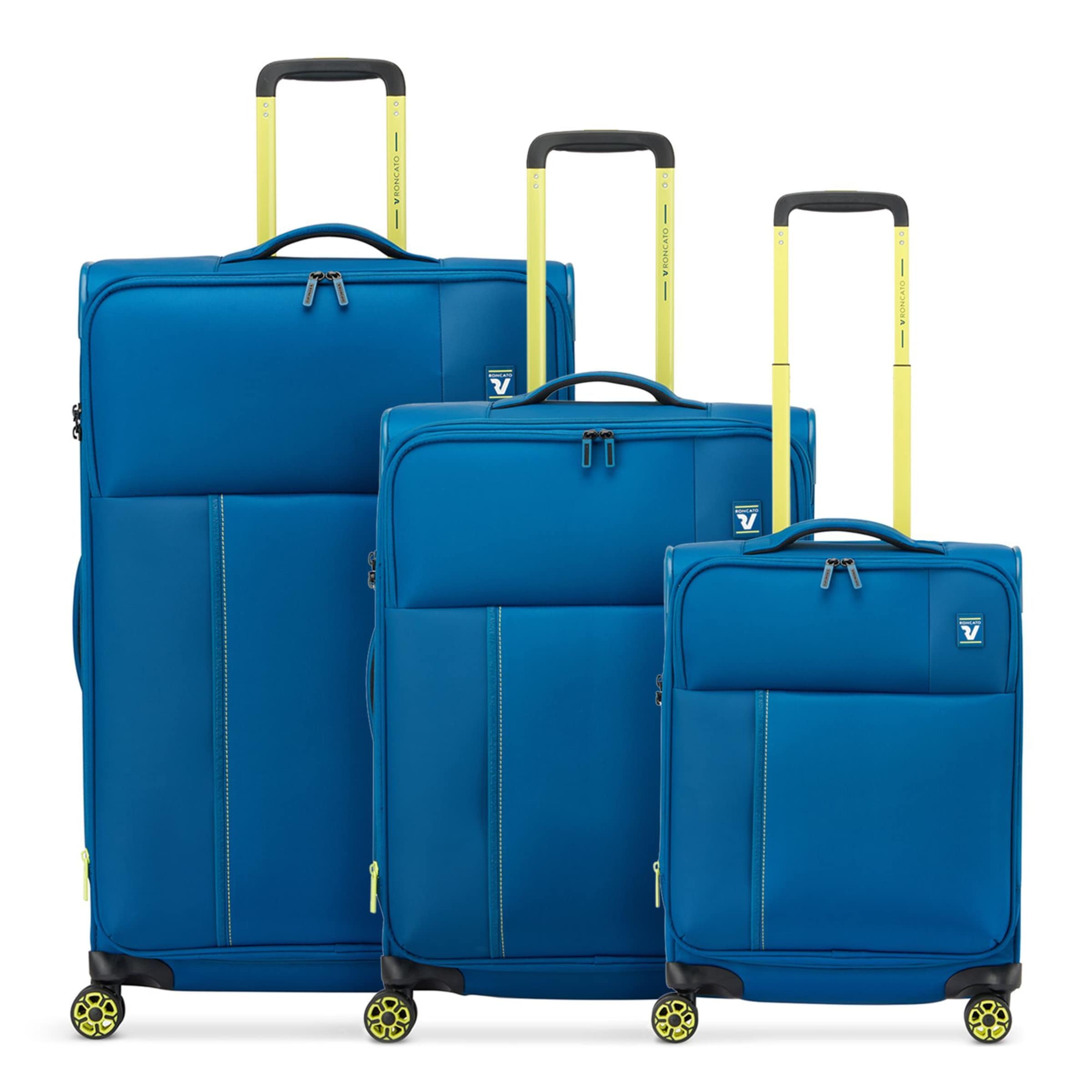 Roncato Suitcase Set 'Move' in Blue: front