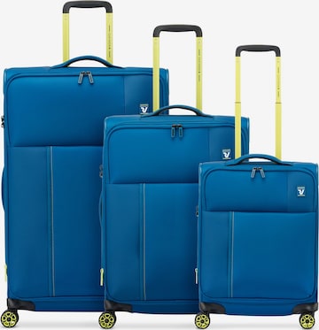 Roncato Suitcase Set 'Move' in Blue: front